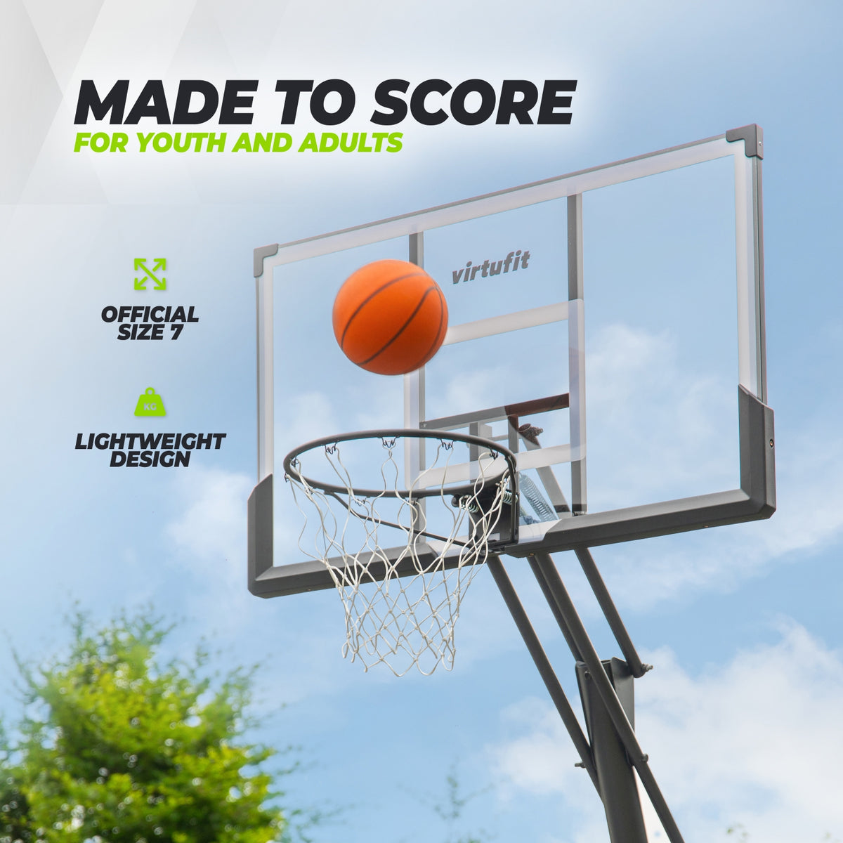VirtuFit Ballon de Basketball