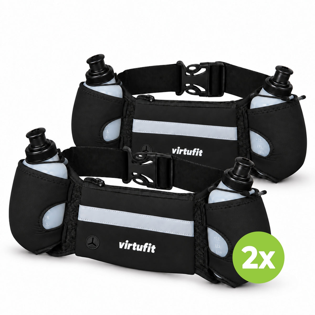 VirtuFit Bottle Belt - 2 x 300 ml- Set van 2