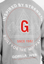 Gorilla Wear Leeds Sweater Oversize - Gris Clair