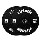 VirtuFit Bumper Plate Set - Olympische Halterschijven van Rubber - 100 kg
