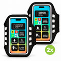 VirtuFit Hardloop Telefoon Armband Pro met LED - Set van 2