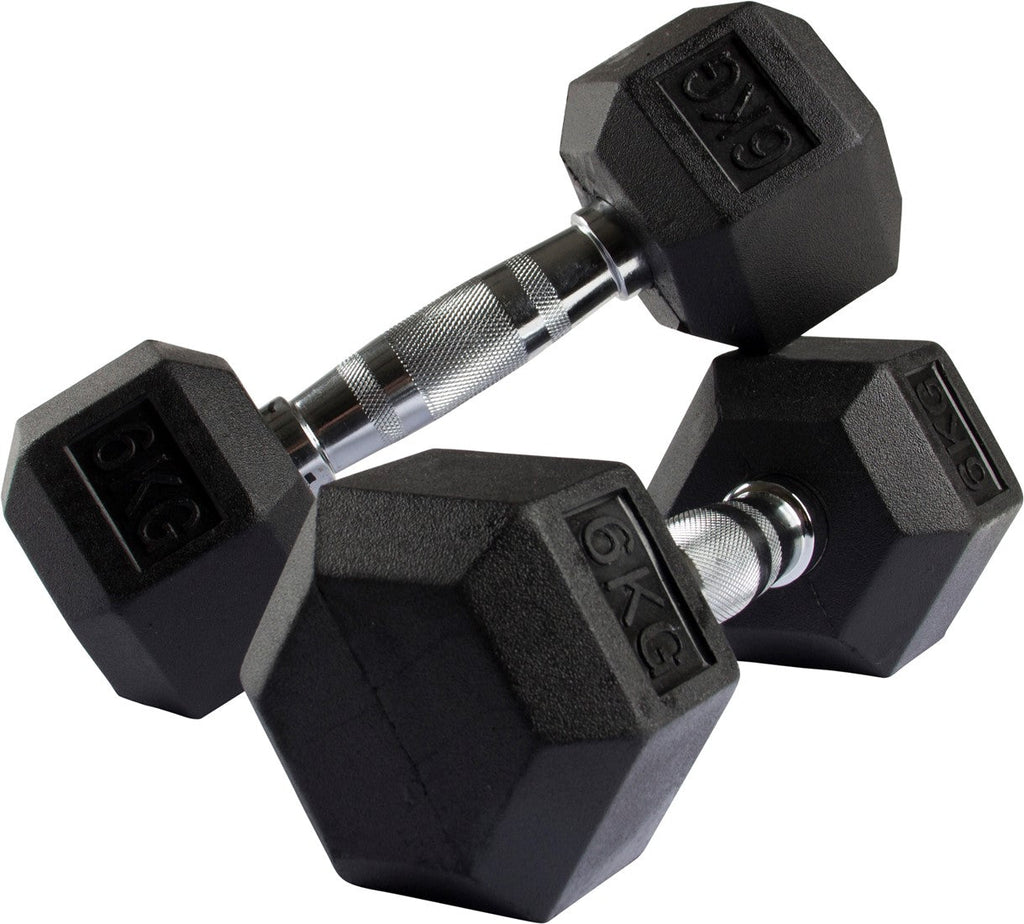 VirtuFit Deluxe Rack à haltères - Inclus Hexa Dumbbells 1 à 10 kg