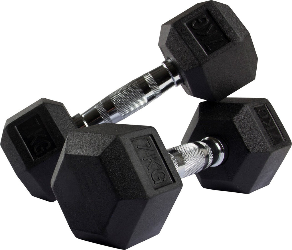 VirtuFit Deluxe Rack à haltères - Inclus Hexa Dumbbells 1 à 10 kg