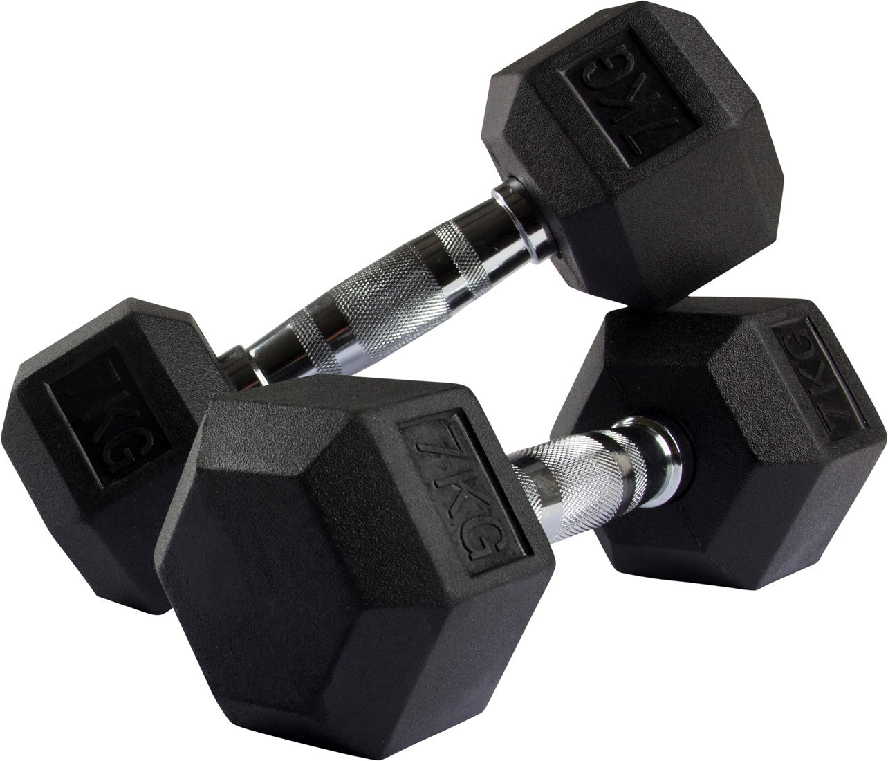 VirtuFit Deluxe Rack à haltères - Inclus Hexa Dumbbells 1 à 10 kg