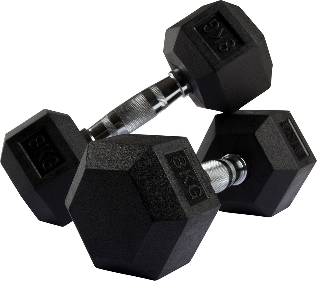 VirtuFit Deluxe Rack à haltères - Inclus Hexa Dumbbells 1 à 10 kg