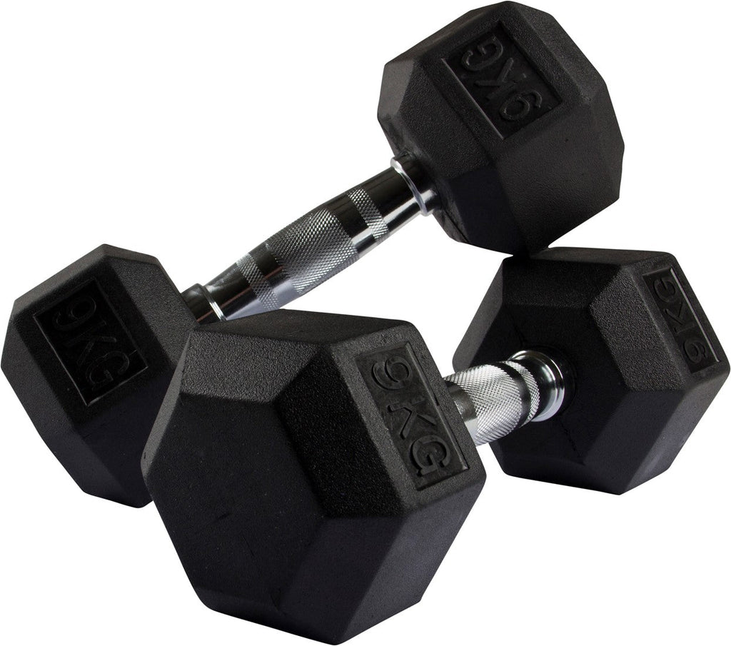 VirtuFit Deluxe Rack à haltères - Inclus Hexa Dumbbells 1 à 10 kg