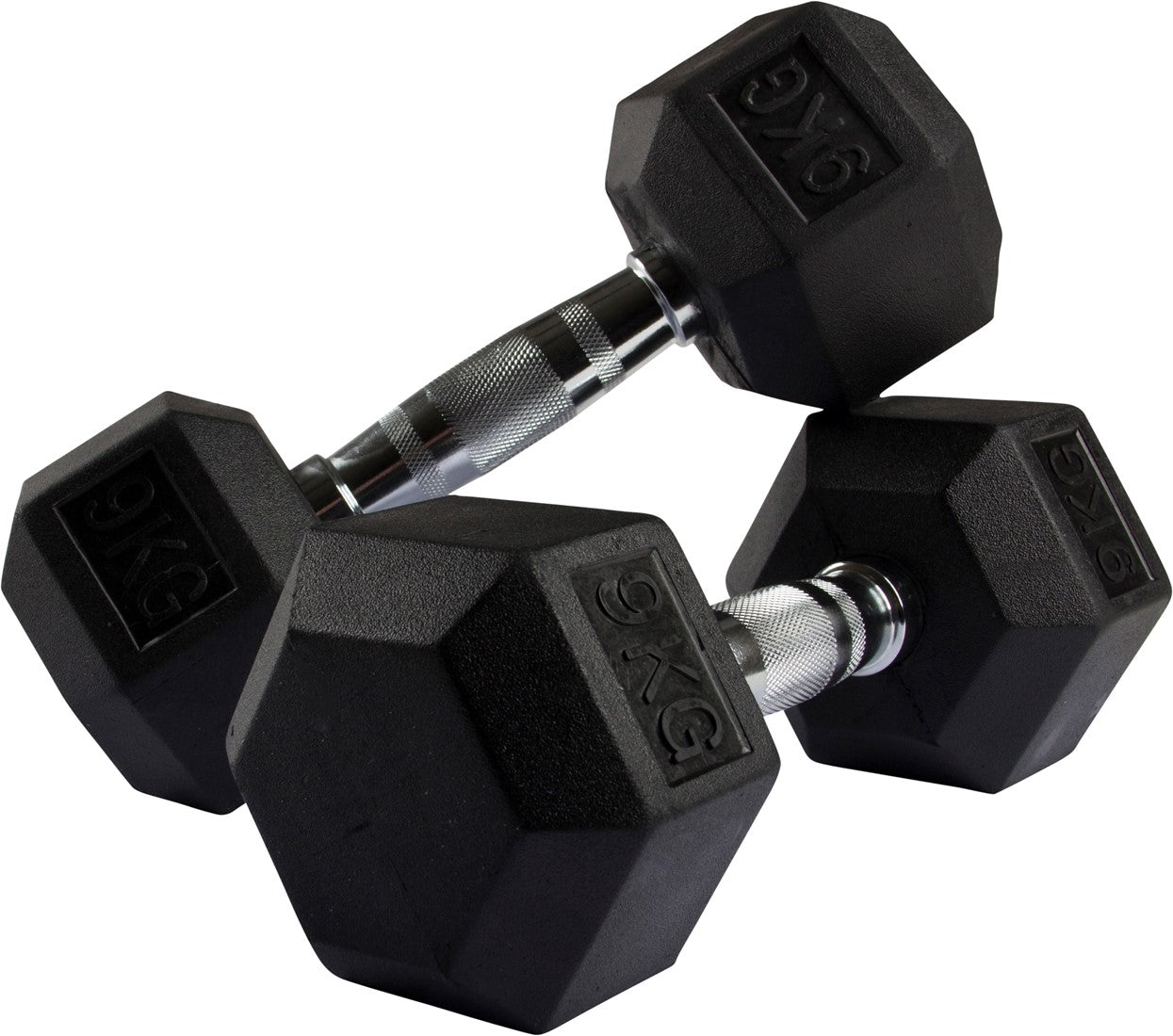 VirtuFit Deluxe Rack à haltères - Inclus Hexa Dumbbells 1 à 10 kg
