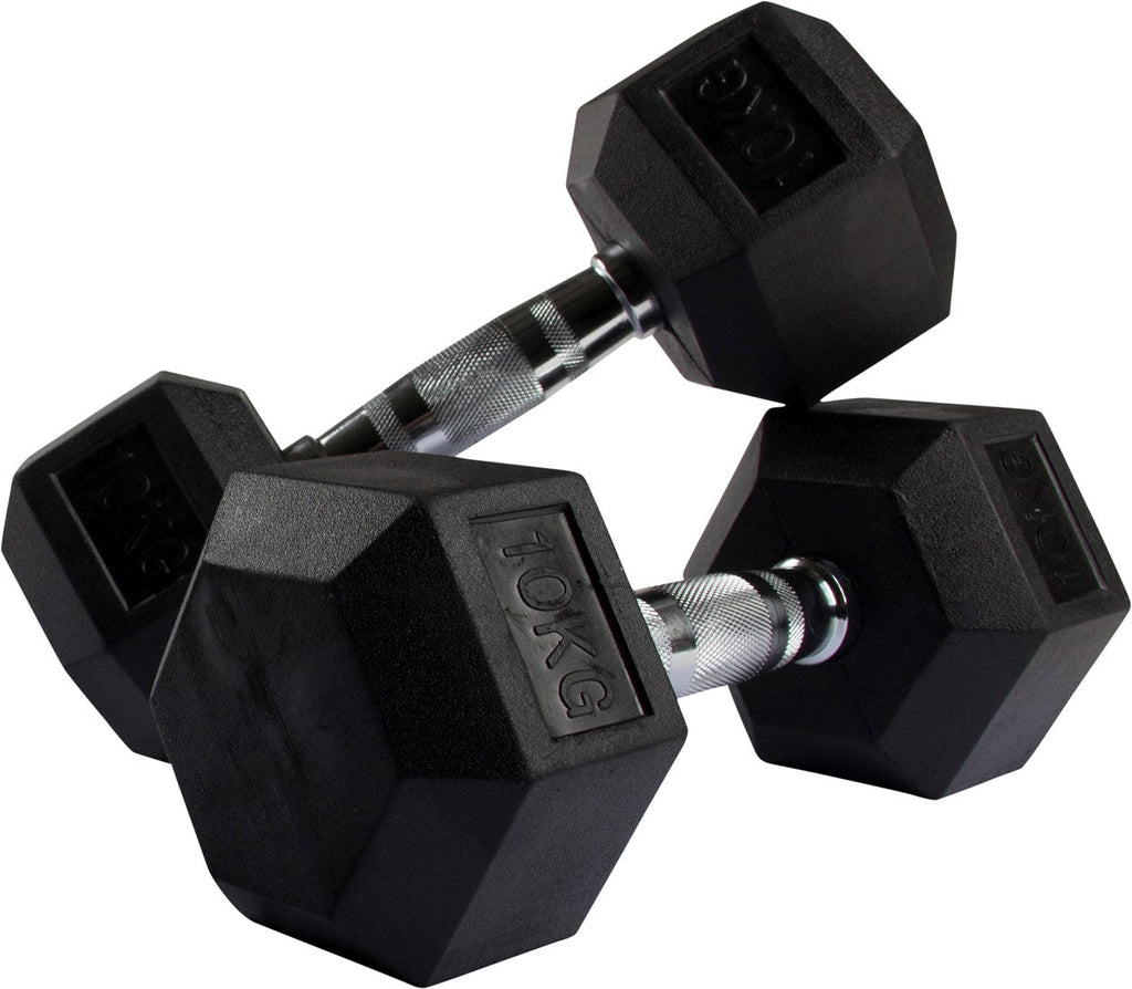 VirtuFit Deluxe Rack à haltères - Inclus Hexa Dumbbells 1 à 10 kg