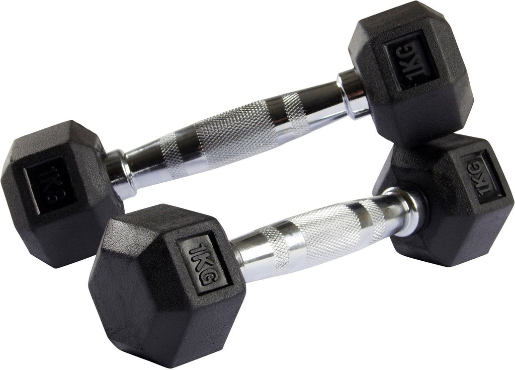 VirtuFit Deluxe Rack à haltères - Inclus Hexa Dumbbells 1 à 10 kg