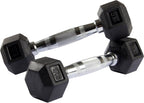 VirtuFit Deluxe Rack à haltères - Inclus Hexa Dumbbells 1 à 10 kg