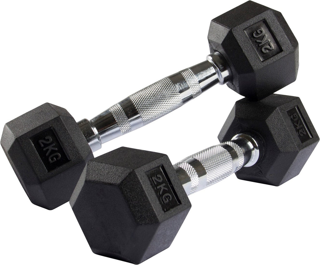 VirtuFit Deluxe Rack à haltères - Inclus Hexa Dumbbells 1 à 10 kg