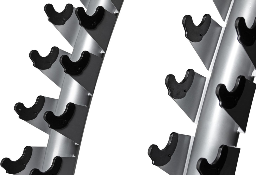 VirtuFit Deluxe Rack à haltères - Inclus Hexa Dumbbells 1 à 10 kg