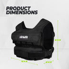 Gilet de musculation ajustable VirtuFit Pro - 20 kg