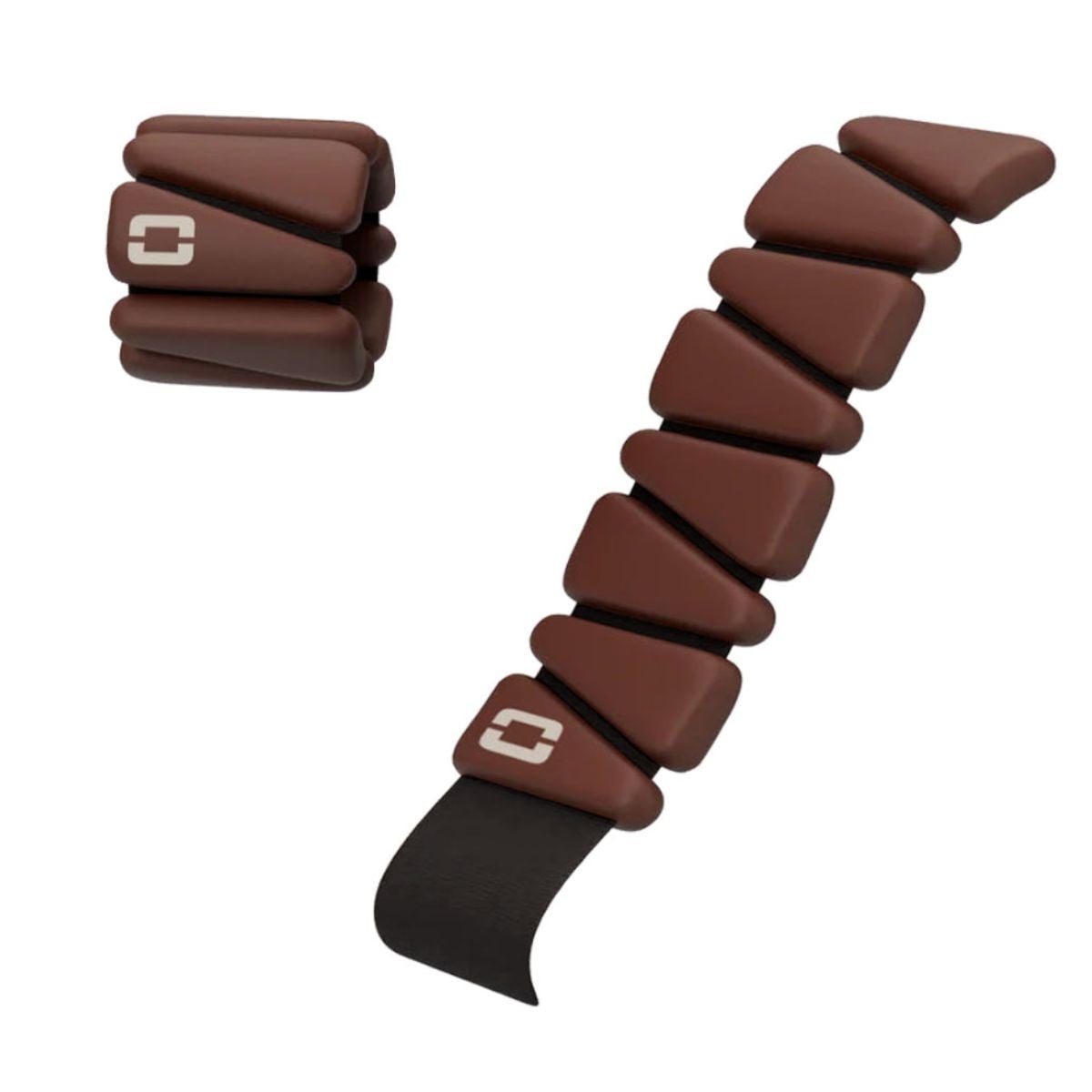 Liveness Enkel- en Polsgewichten - 2 x 0,9 kg - Chocolade