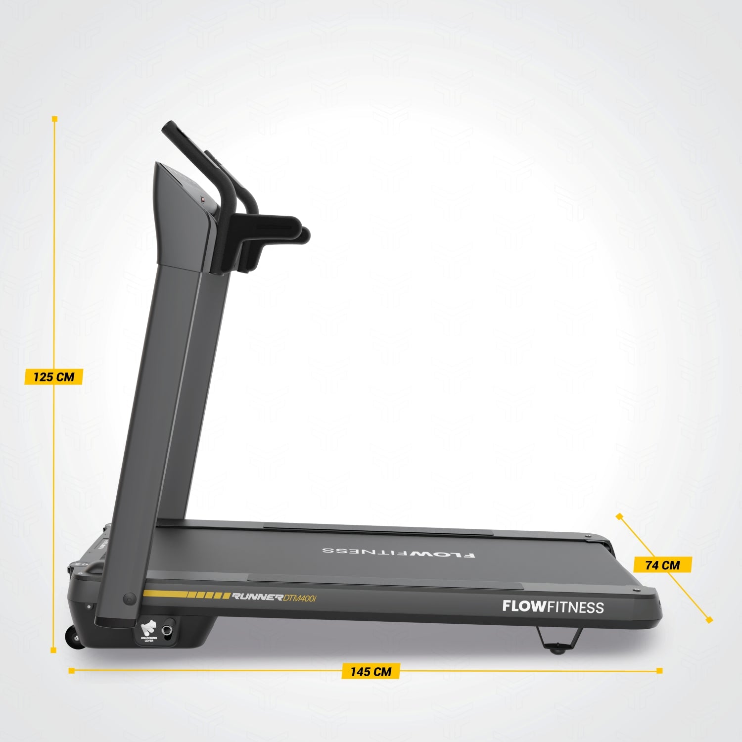 Flow Fitness Runner DTM400i Loopband - 99% Voorgemonteerd - Zwart - Showroommodel