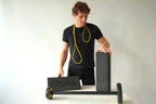 ObliQ Fitness Pack Débutant - Entraîneur Abdominal avec Roues et Bloc de Départ