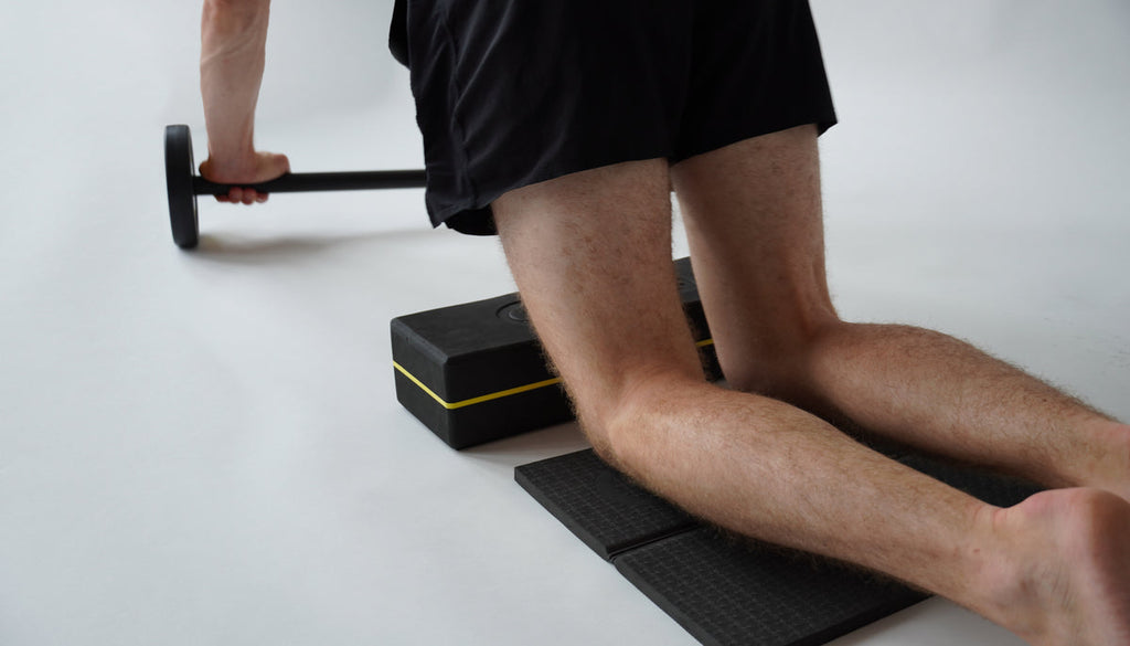 ObliQ Fitness Pack Débutant - Entraîneur Abdominal avec Roues et Bloc de Départ