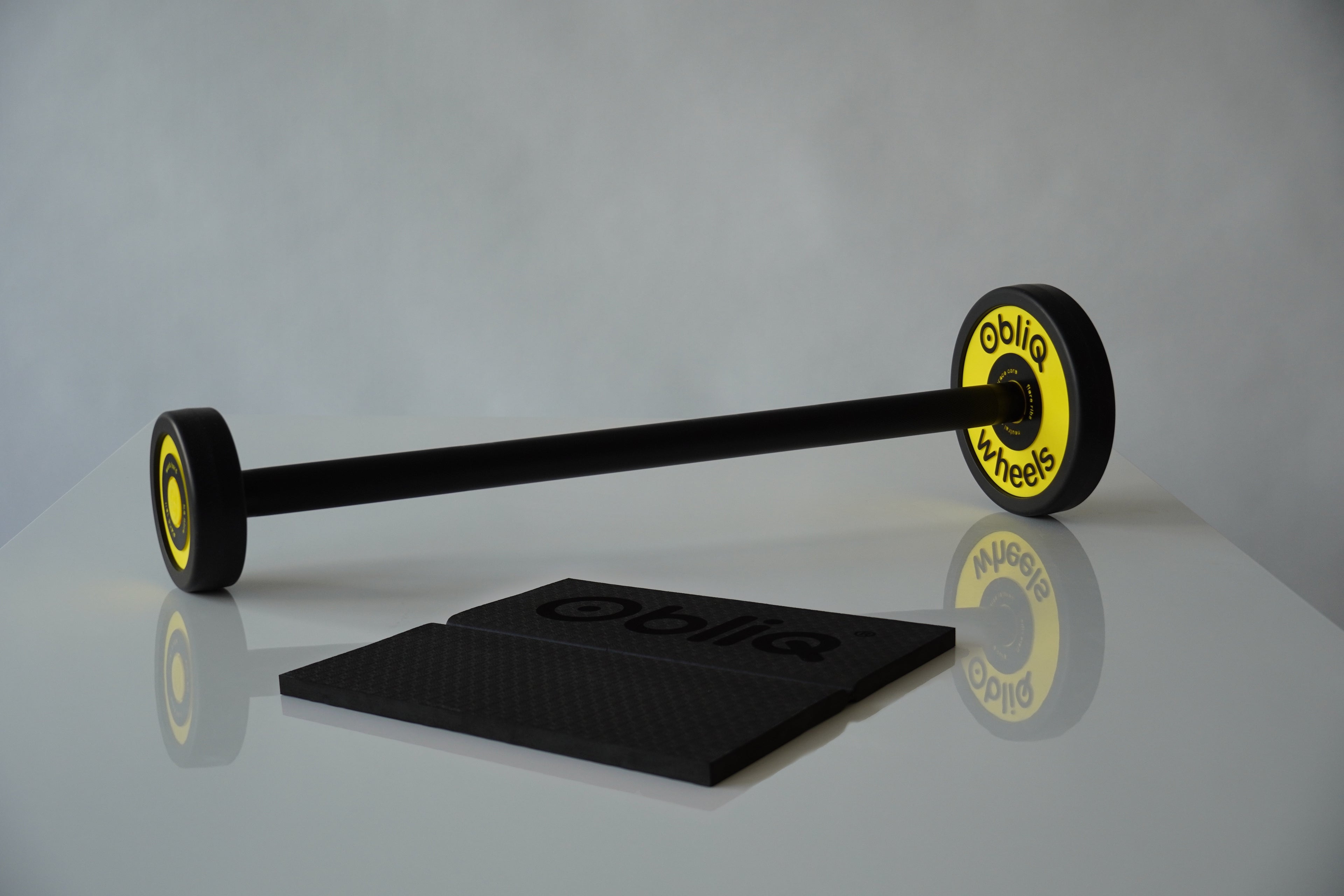 ObliQ Fitness Roues - Entraîneur Abdominal Guidé Asymétrique
