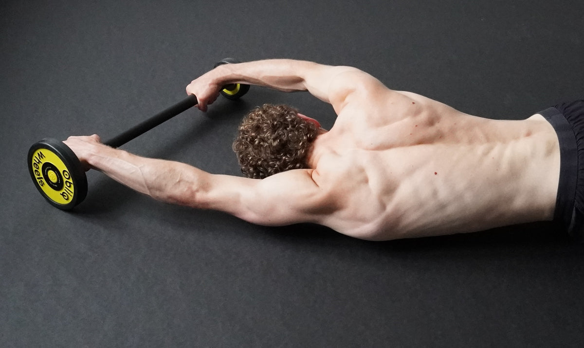 ObliQ Fitness Roues - Entraîneur Abdominal Guidé Asymétrique