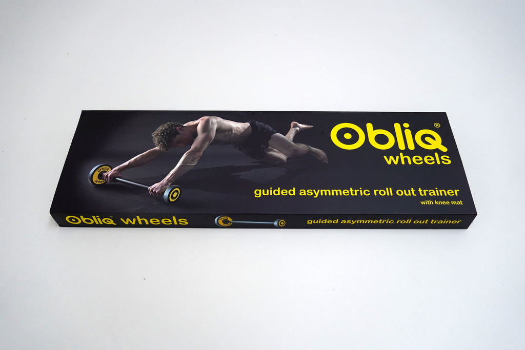 ObliQ Fitness Roues - Entraîneur Abdominal Guidé Asymétrique