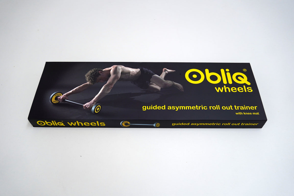 ObliQ Fitness Roues - Entraîneur Abdominal Guidé Asymétrique