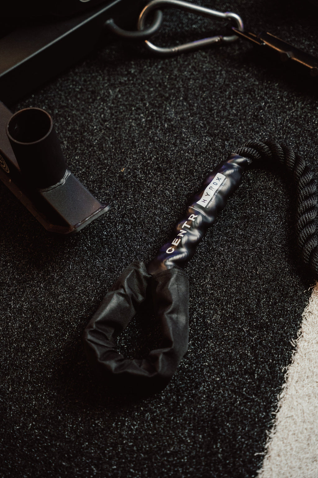 Centr x HYROX Youngstars Competition Corde de Traction avec Boucle - 165 cm