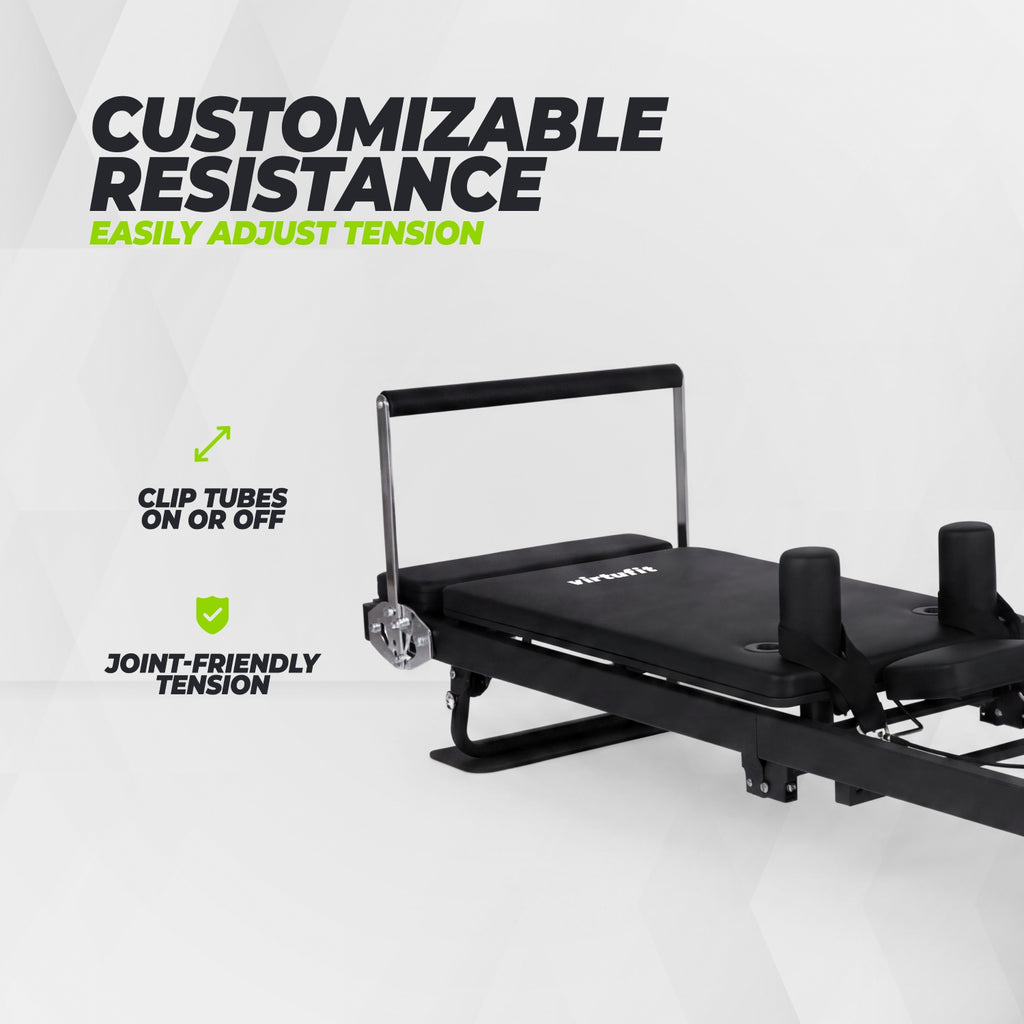 VirtuFit Pilates Reformer - Pliable - Noir