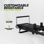 VirtuFit Pilates Reformer - Pliable - Noir