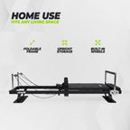 VirtuFit Pilates Reformer - Pliable - Noir