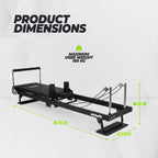 VirtuFit Pilates Reformer - Pliable - Noir