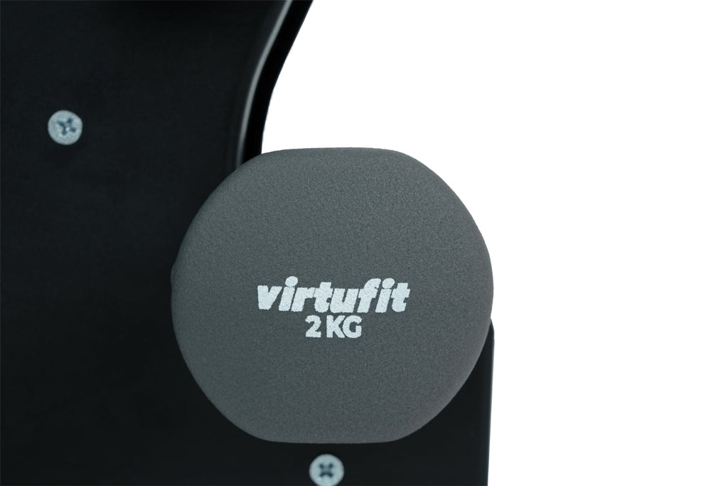 VirtuFit Neopreen Dumbbellset - Halterset - Met Houder