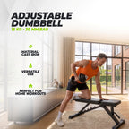 VirtuFit Verstelbare Dumbbellset Pro - Halterset - Gietijzer - 1 x 15 kg - Detail