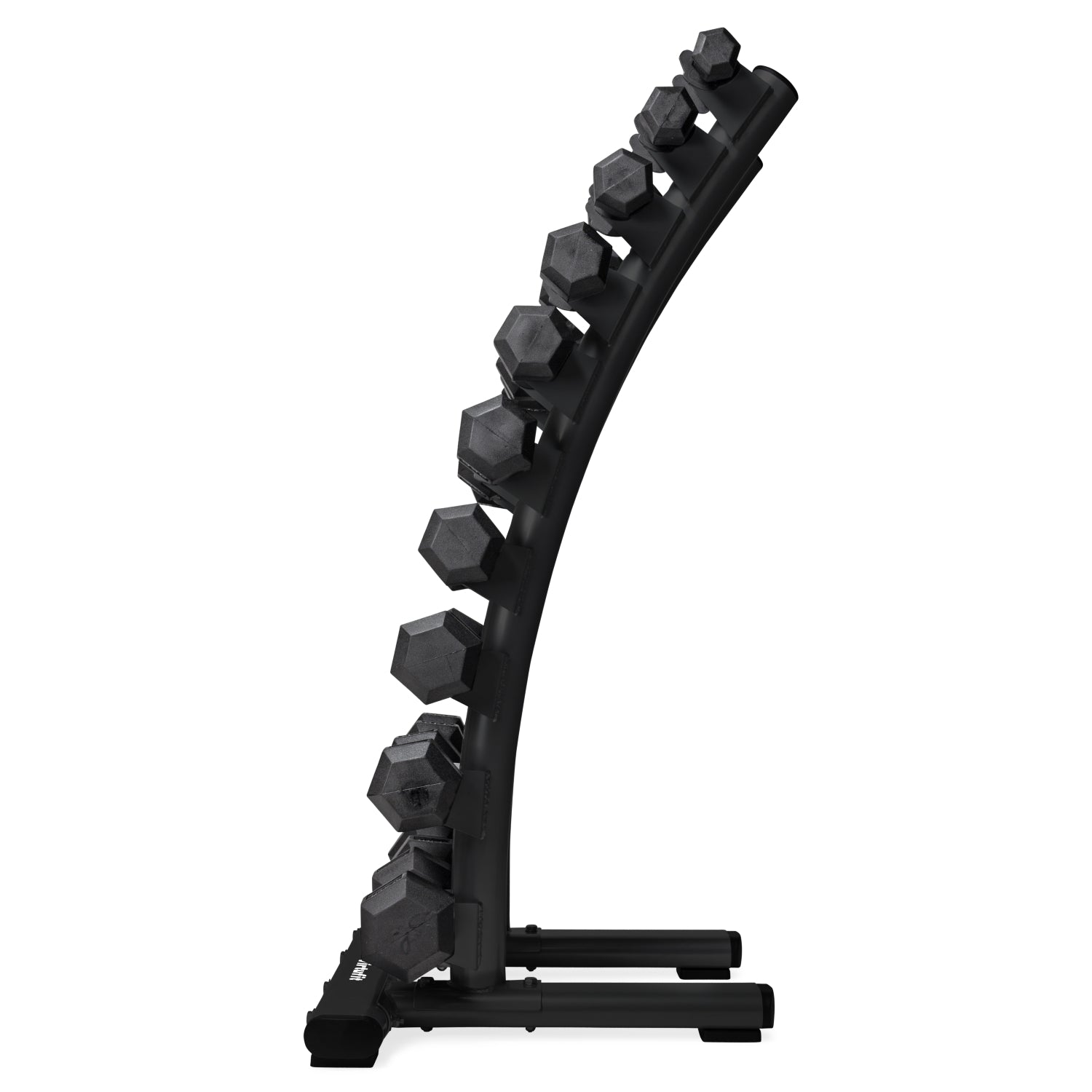 VirtuFit Dumbbellrek staand Deluxe + Hexa Dumbbells 1 t/m 10 kg