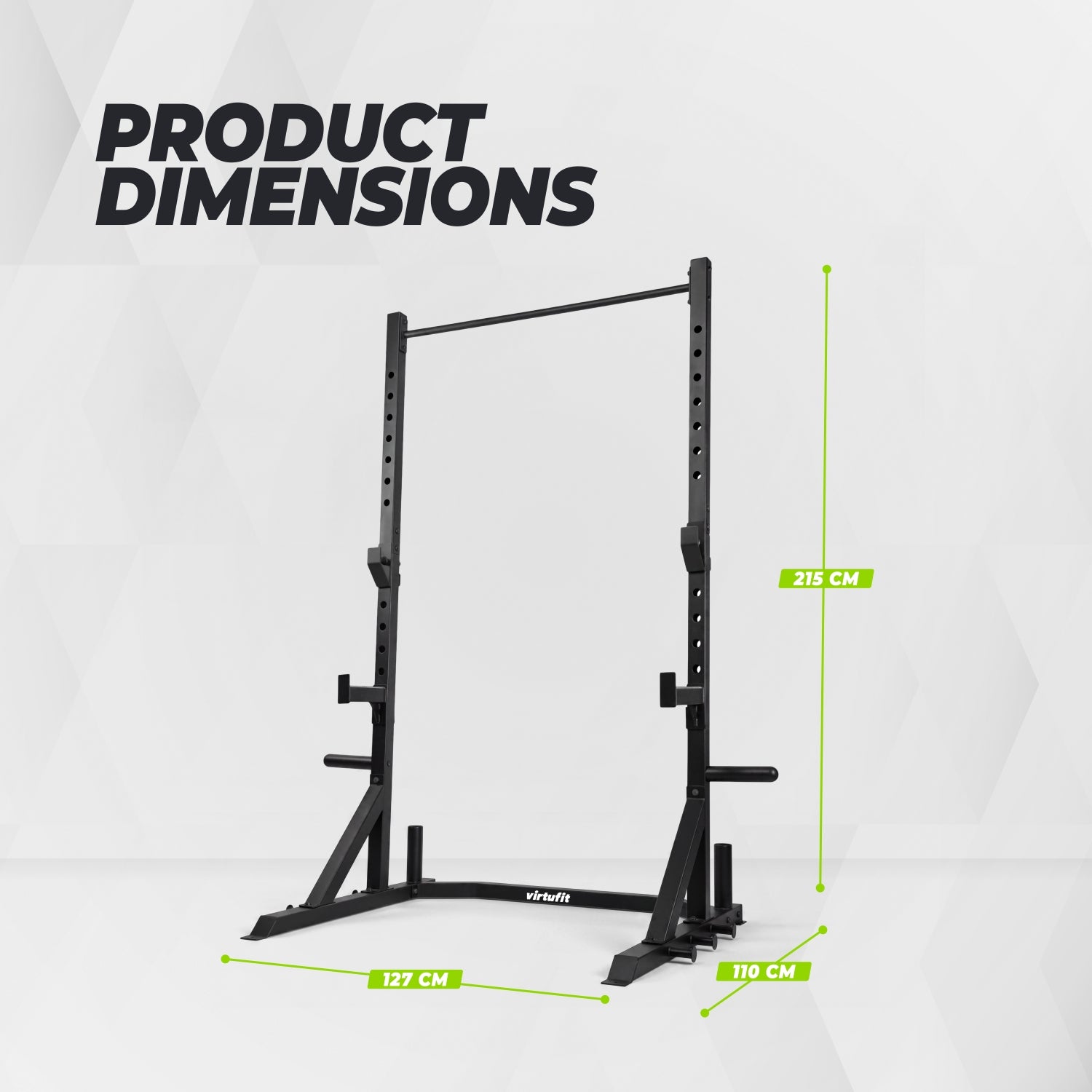 VirtuFit Power Rack - Squat Rack Pro - avec barre de traction