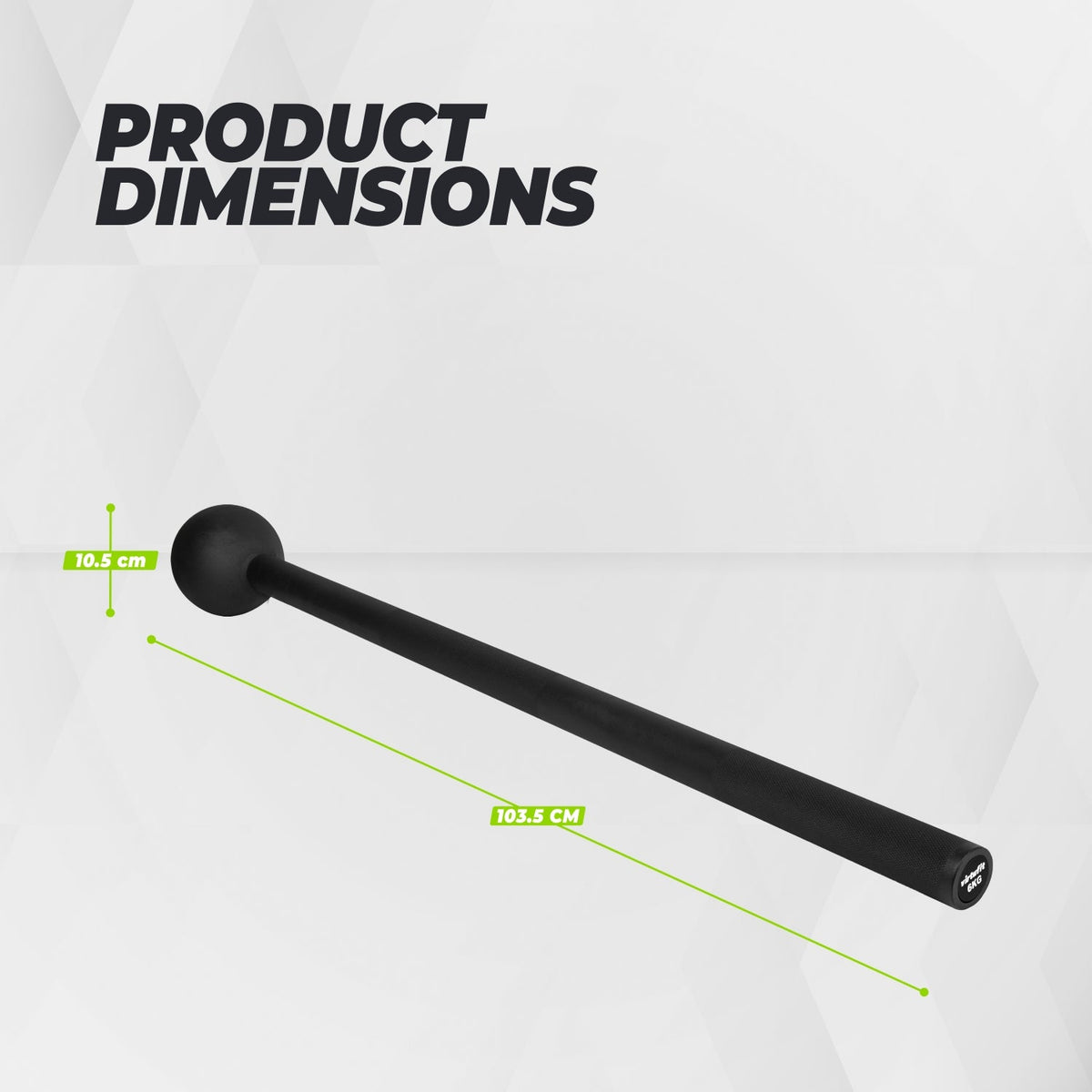 VirtuFit Macebell - 6 kg - Noir