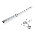 VirtuFit Barre Olympique 220 cm - Chrome - 20 kg
