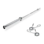 VirtuFit Barre Olympique 220 cm - Chrome - 20 kg