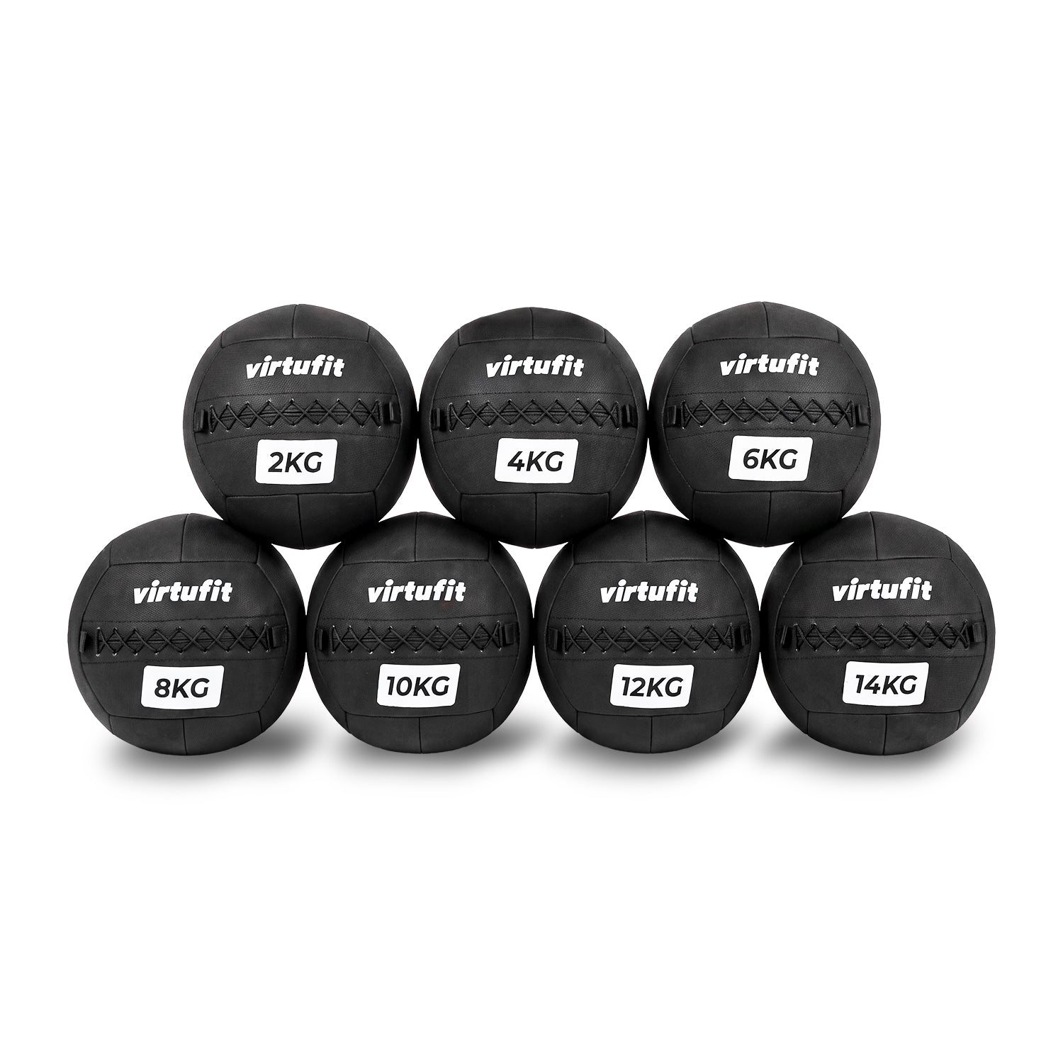 VirtuFit Wall Ball Pro Set - 2, 4, 6, 8, 10, 12, 14 kg
