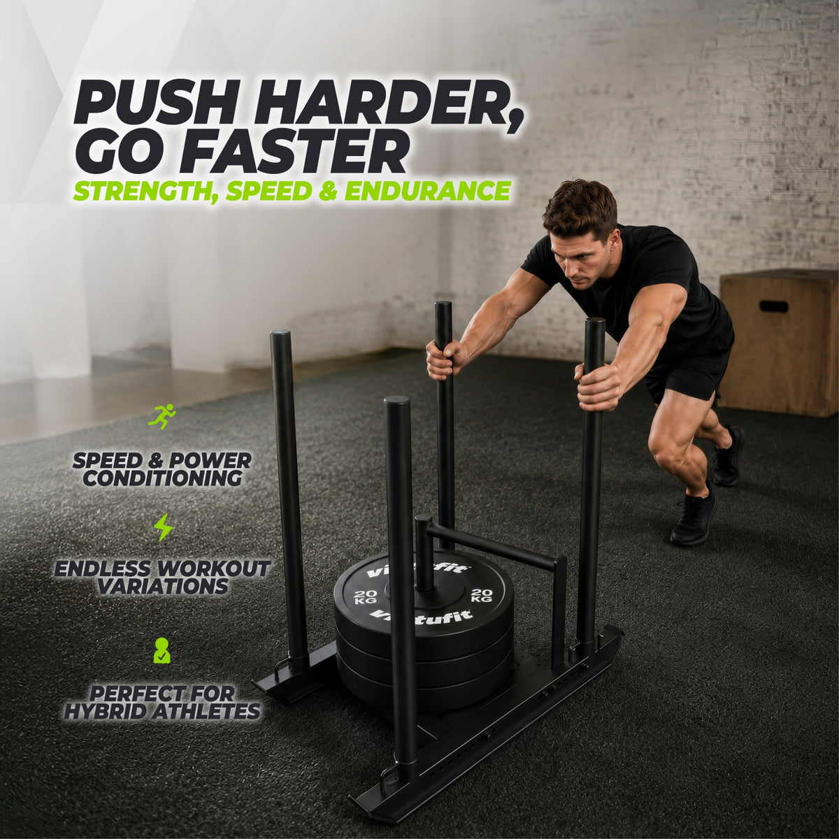 VirtuFit Power Luge - Crossfit Luge