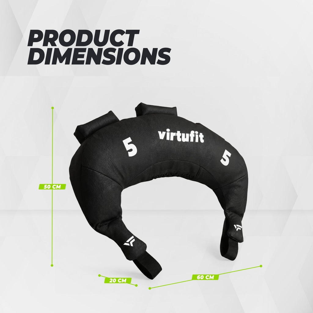Sac bulgare VirtuFit - Sac de fitness - 5 kg - Tweedekans