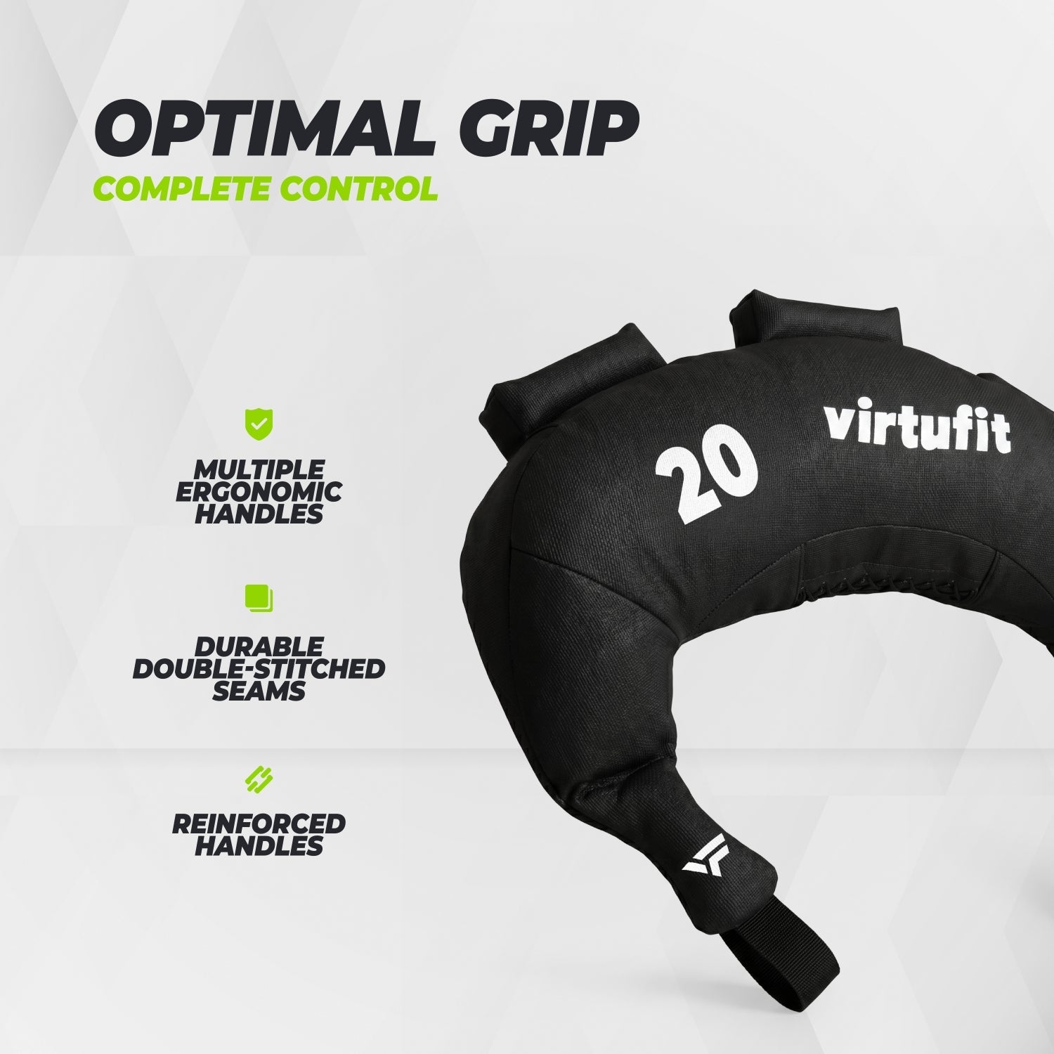 Sac bulgare VirtuFit - Sac de fitness - 20 kg