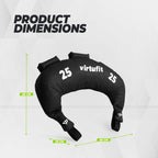 VirtuFit Bulgarian Bag - Fitnessbag -  25 kg