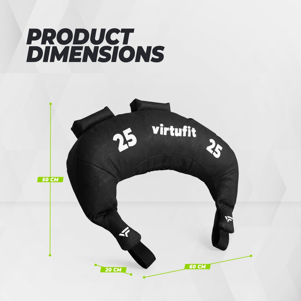 VirtuFit Bulgarian Bag - Fitnessbag -  25 kg - Tweedekans