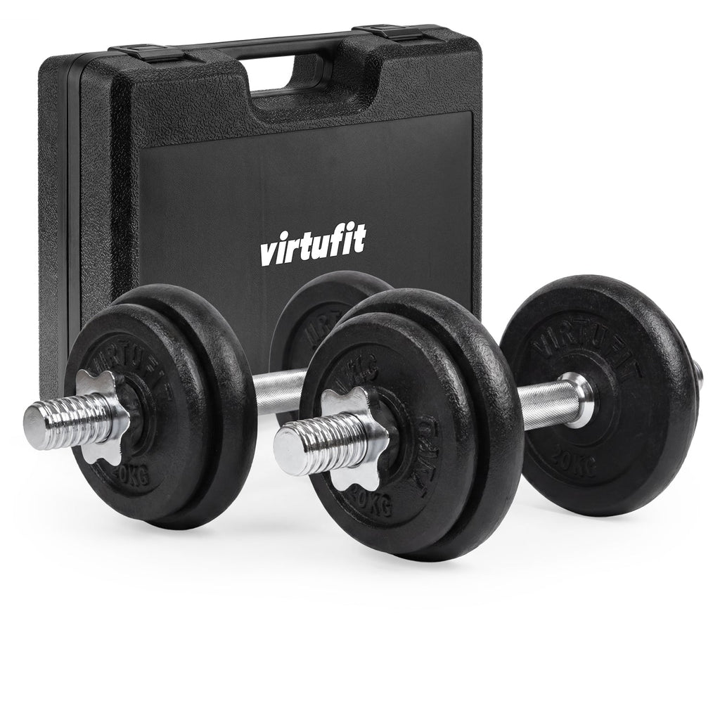 VirtuFit Verstelbare Dumbbellset Pro 20 kg - 2 x 10 kg