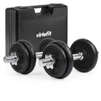 VirtuFit Verstelbare Dumbbellset Pro 20 kg - 2 x 10 kg