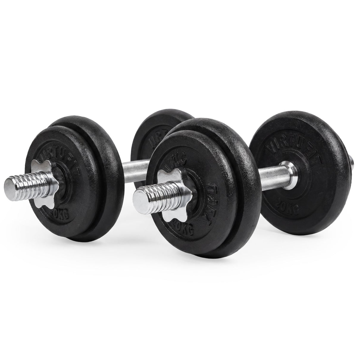 VirtuFit Verstelbare Dumbbellset Pro 20 kg - 2 x 10 kg - Inclusief koffer - Tweedekans