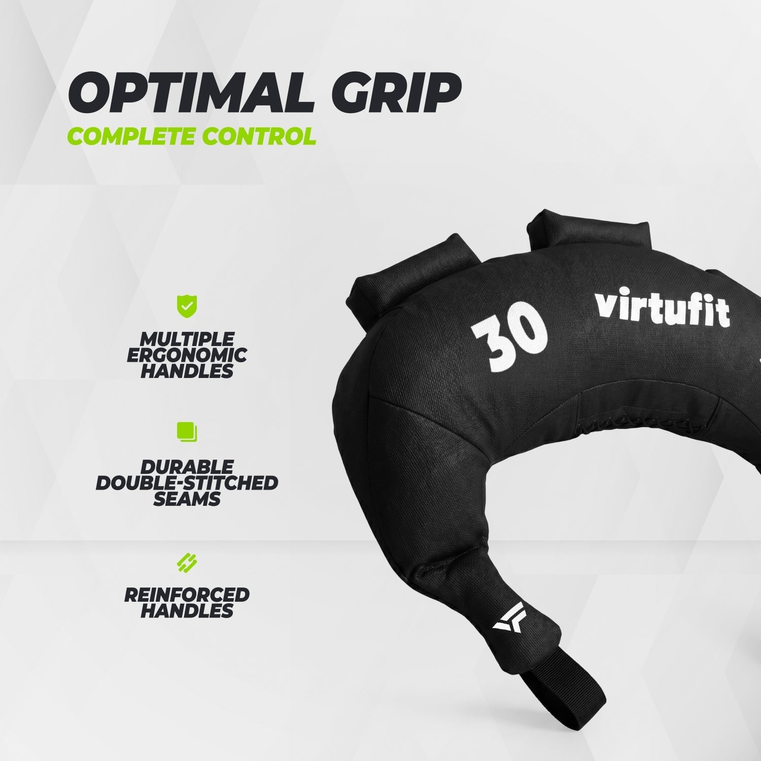 Sac bulgare VirtuFit - Sac de fitness - 30 kg