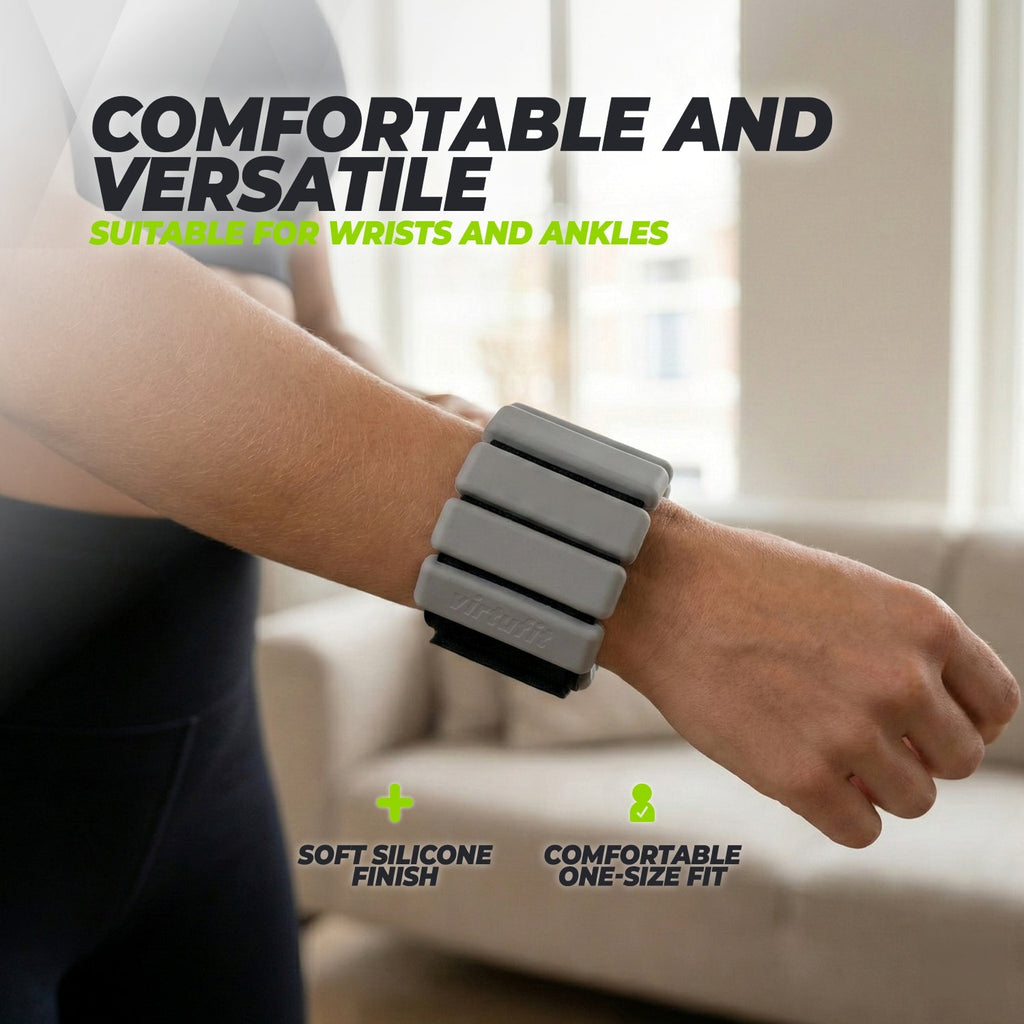 VirtuFit Poids de cheville et de poignet Pro 2 x 500 gr