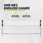 Filet de badminton et de tennis VirtuFit - 510 cm - Comprend un étui de transport.