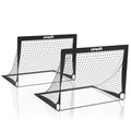 VirtuFit Pop-Up Football Goal Set - Buts de football - 120 x 90 cm